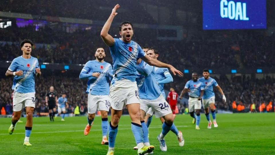 狗子28体育-利好！曼城主力后腰周中欧冠复出 场上战术作用已超越金球先生